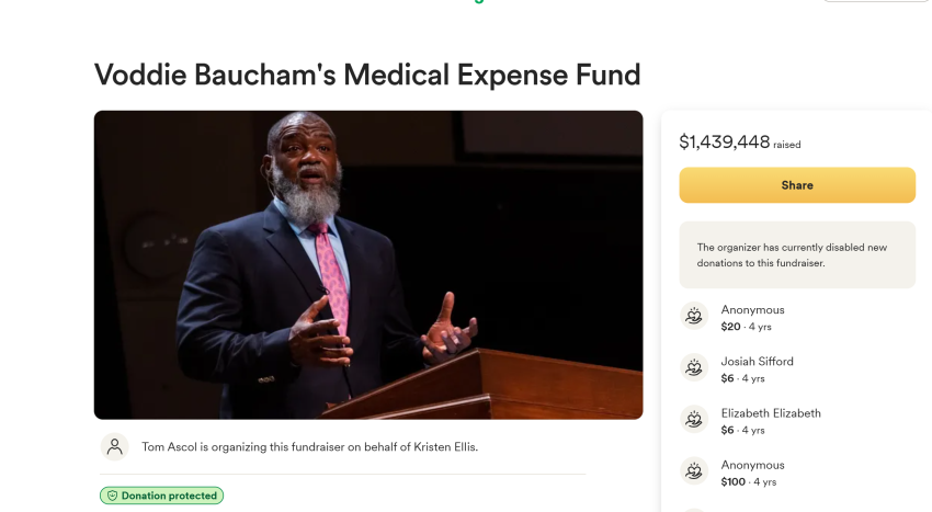 Voddie Baucham's controversial health fund raised more than $1.4 million on GoFundMe in 2021.