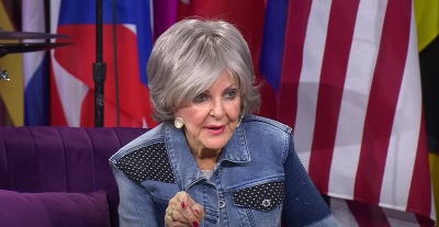 Kay Arthur (1933-2025), author, Bible teacher, and co-founder of Precept Ministries International, giving remarks at a 2023 event. 