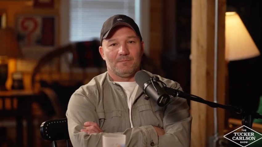 Former Navy SEAL and CIA contractor Shawn Ryan, above, recently discussed spiritual matters on a podcast with journalist Tucker Carlson.