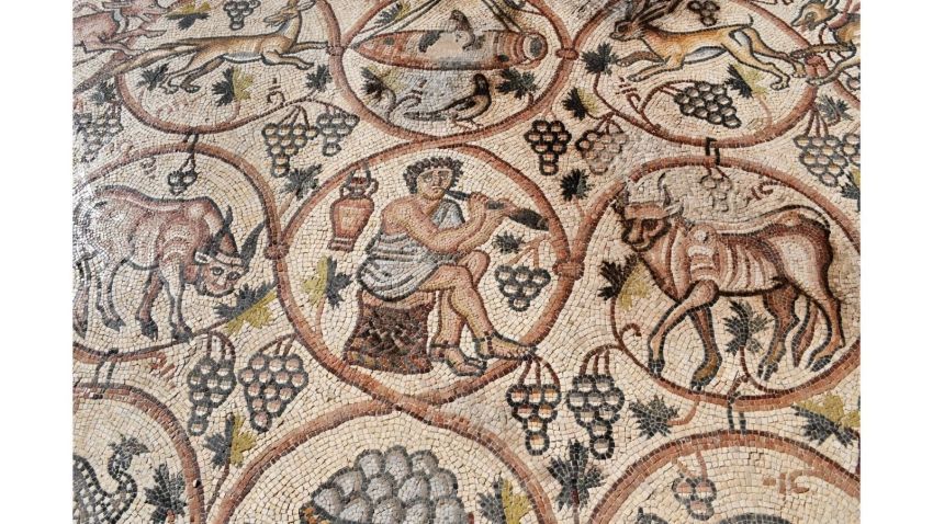 The Be'er Shema (Birsama) mosaic, one of the most impressive mosaics discovered in southern Israel, has for the first time been made accessible and open to the public, in the Merhavim Regional Council complex, located in the western Negev.