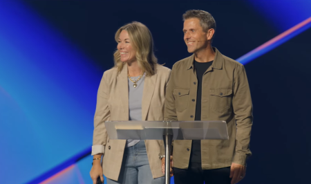 New Gateway Church Senior Pastor Daniel Floyd (R) and his wife, Tammie, were warmly received in Southlake, Texas, on June 1, 2025.