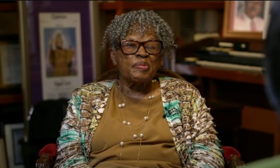 Opal Lee, a native of Texas born in 1926 who successfully campaigned for Juneteenth to become a federal holiday. 