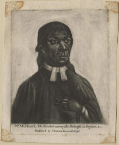 John Marrant (1755-1791), an African American author and Methodist preacher who served as a missionary to the black community of Nova Scotia, Canada. 
