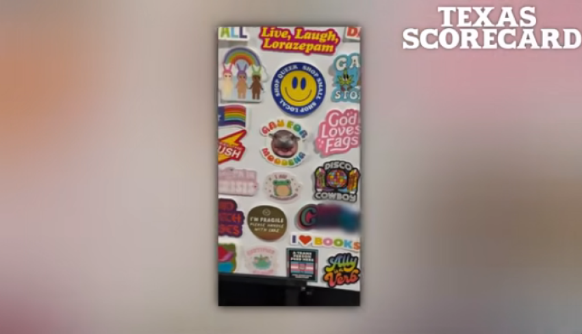 A screenshot of video footage taken at the 2025 Dallas Pride event.