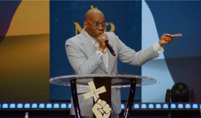 Megachurch Pastor Jamal Bryant who leads New Birth Missionary Baptist Church in Stonecrest, Ga., accused the National Baptist Convention of selling out the black community for $75,000 on Sunday June 22, 2025.