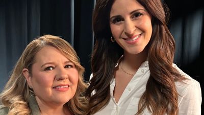 She Found His Grace founder Serena Dyksen (L) stands with Lila Rose (R), the president of Live Action, a pro-life advocacy group.