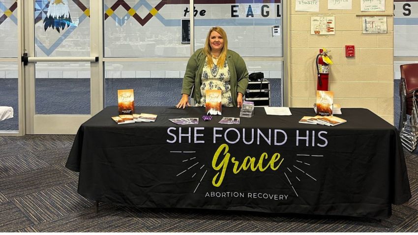 Serena Dyksen, founder of the ministry She Found His Grace that helps men and women heal from abortion and find forgiveness.