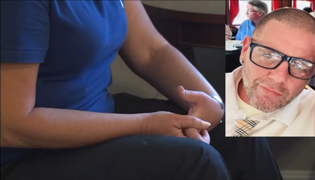 An unidentified ex-girlfriend (body pictured) of late Richmond Baptist Church shooter Guy House (inset) said the tragedy could have been prevented.