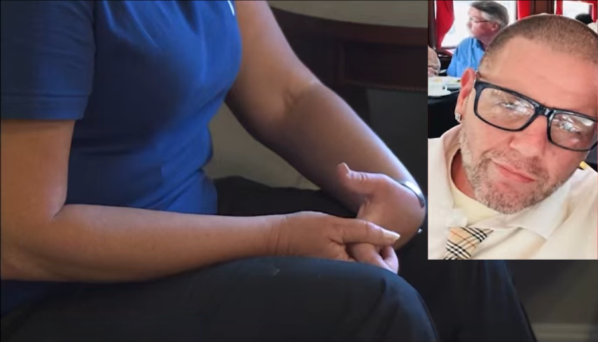 An unidentified ex-girlfriend (body pictured) of late Richmond Baptist Church shooter Guy House (inset) said the tragedy could have been prevented.