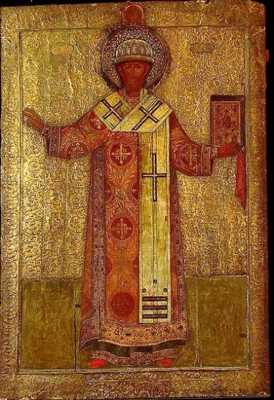 Hieromartyr Philip(1507-1569), an Orthodox Church clergyman who was appointed by Tsar Ivan the Terrible to be Metropolitan of Moscow and All Russia in 1566. He would eventually be killed for his opposition to the tsar's oppressive policies.