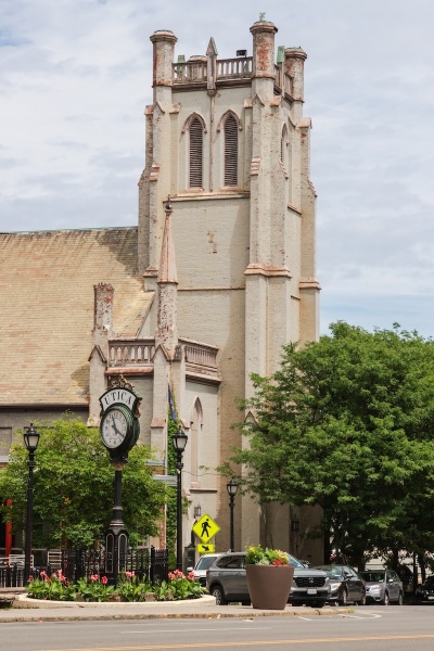 The streets of Utica, New York. 