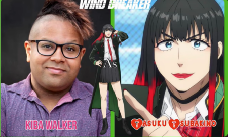 A screenshot of voice actor and drag performer Kiba Walker.