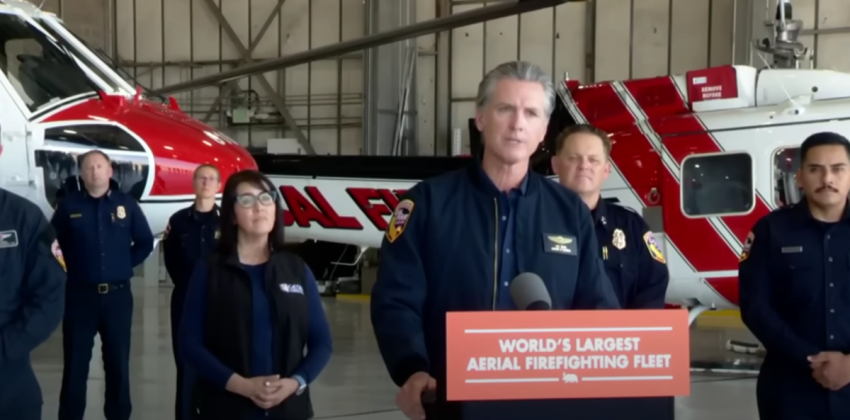 California's Democratic Gov. Gavin Newsom discusses plans to counter Texas' mid-decade redistricting in a July 31, 2025, press conference.