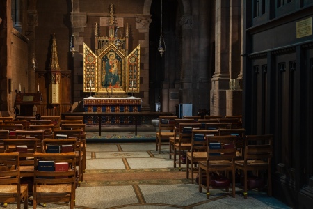 The Lady Chapel at the Cathedral of All Saints (Episcopal) in Albany, New York, New York. 