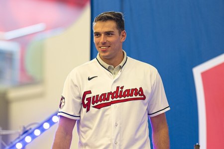 Pitcher Cade Smith appears at Guards Fest 2024.