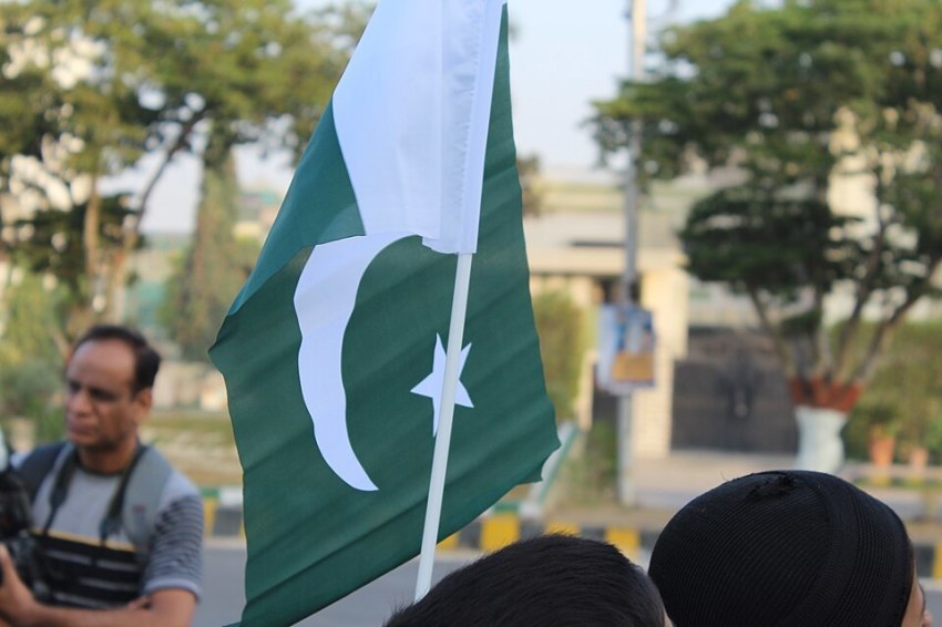 Pakistani flag.