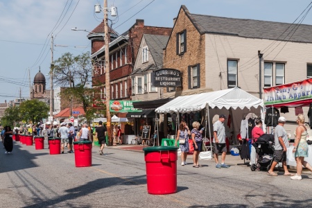 The annual Feast of the Assumption festival in Cleveland. 