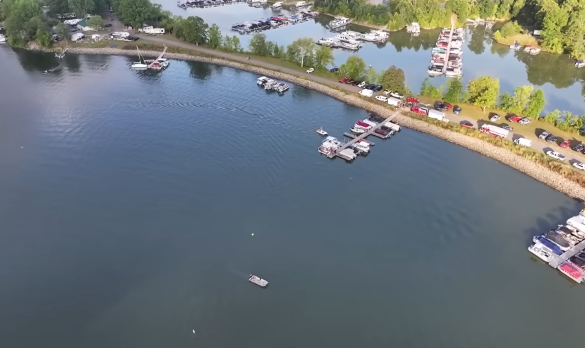 Atwood Lake in Tascarawas County, Ohio.