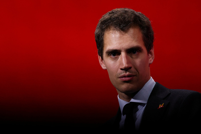 Founder and CEO of Mistral AI Arthur Mensch attends the VivaTech technology startups and innovation fair at the Paris Expo Porte de Versailles, in Paris on June 11, 2025. The VivaTech fair opened in Paris on June 11, 2025, in the presence of the French Minister for Digital Technologies, before welcoming a number of tech stars and the French President against a backdrop of trade tensions between Europe and the United States. 