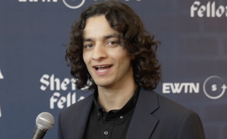 Michael Iskander appears at the red carpet premiere of "Triumph of the Heart" in Dallas, Texas, on September 8, 2025.