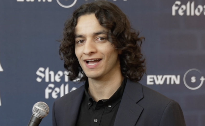 Michael Iskander appears at the red carpet premiere of "Triumph of the Heart" in Dallas, Texas, on September 8, 2025.