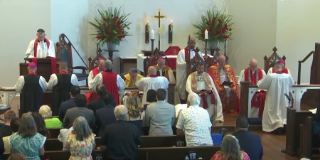 A consecration service for the Jurisdiction of the Armed Forces and Chaplaincy of the Anglican Church in North America, held in June 2025. 