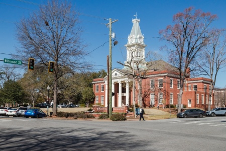 The streets of Milledgeville, Georgia.