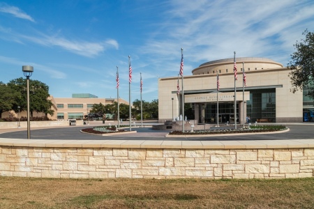 The George H.W. Bush Presidential Library and Museum in College Station, Texas. 