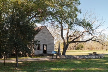 Independence Hall at Washington-on-the-Brazos State Historic Site.