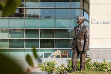 The George H.W. Bush Presidential Library and Museum in College Station, Texas. 