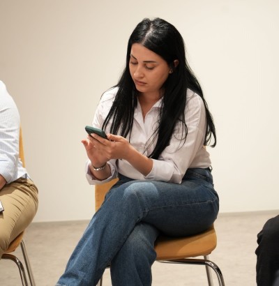 Marina Simonyan details what she witnessed during Azerbaijan's 2023 takeover of Nagorno-Karabakh (the Republic of Artsakh), in which over 120,000 people were displaced and many were killed. She spoke with a delegation of mostly American advocates and journalists during an event organized by the nonprofits Save Armenia and the Center for Truth and Justice on Sept. 24, 2025, at the Tufenkian Hotel in Yerevan, Armenia. 