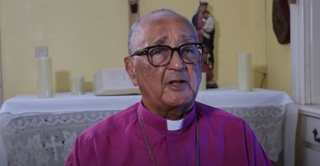 Anglican Archbishop Drexel Gomez speaking in a 2021 video.
