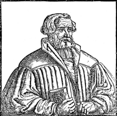 Andreas Karlstadt (1480-1541), a German theologian and Protestant Reformation supporter who eventually became an enemy of Martin Luther over his more radical reform proposals. 