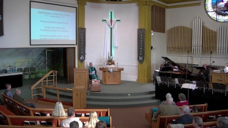 A worship service at Montrose United Methodist Church of Montrose, Colorado, held on Sunday, Oct. 26, 2025.