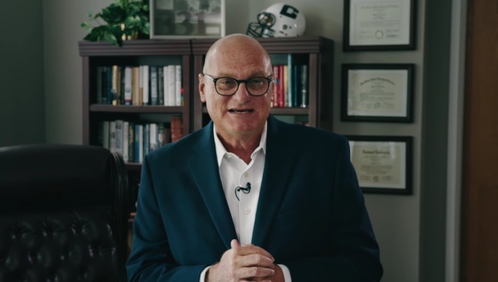 Pastor Willy Rice of Calvary Baptist Church of Clearwater, Florida, announcing his intention to be nominated for president of the Southern Baptist Convention in a video posted to YouTube on Friday, Oct. 31, 2025.