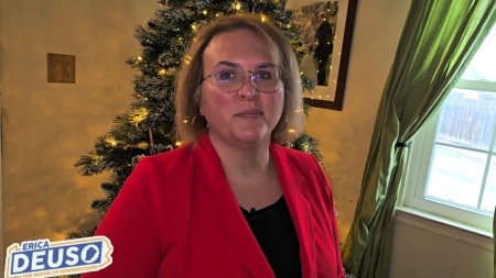 Erica Deuso, above, was elected in Downingtown, Pennsylvania, the first transgender-identifying mayor in the commonwealth on Nov. 4, 2025.