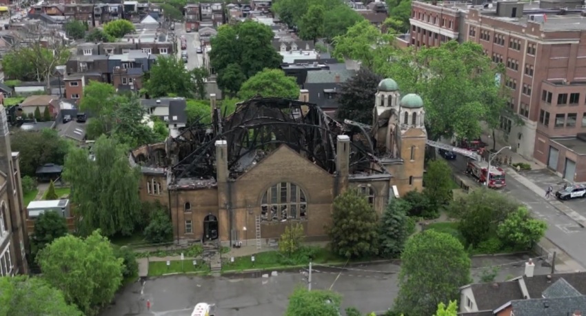 On Sunday morning of June 9, 2024, St. Anne's Church of Toronto, Ontario, Canada, was destroyed by a fire. In November 2025, authorities declared that the fire was a 