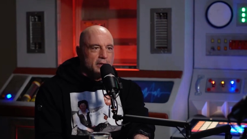 Podcaster Joe Rogan speaks during an episode of the "American Alchemy" podcast on Nov. 30, 2025.
