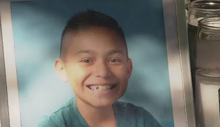 A screenshot of 11-year-old Aiden Antonio Torres De Paz.
