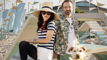 Zooey Deschanel and Charlie Cox in 'Merv' 