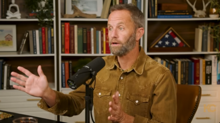 A screenshot of the Dec. 3 episode of "The Kirk Cameron Show."