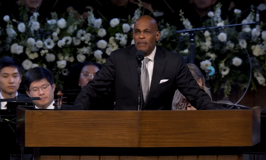 Late, celebrated Christian singer, Jubilant Sykes, 71, sings at Pastor John MacArthur's funeral in August 2025.