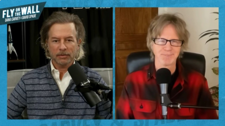 "Fly on the Wall" podcast with Dana Carvey and David Spade on Dec. 7, 2025.