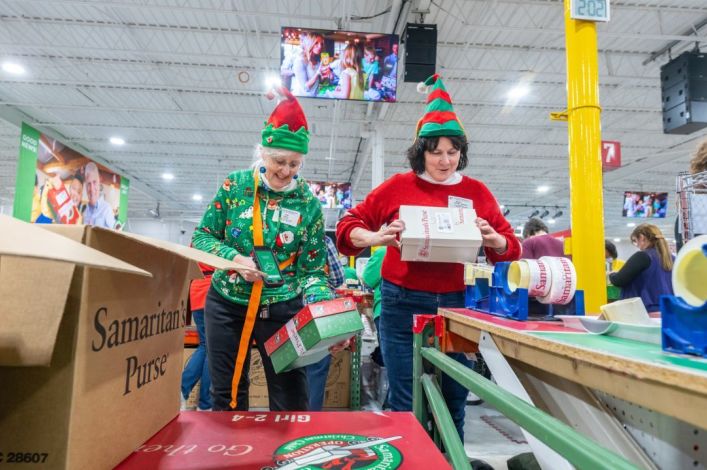 Operation Christmas Child aims to give over 12 million giftboxes to kids in need, opens new facility
