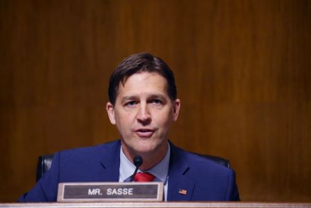 Sen. Ben Sasse, R-Neb., makes his opening statement during a hearing of the Senate Judiciary Subcommittee on Privacy, Technology, and the Law, at the U.S. Capitol on April 27, 2021, in Washington, DC. 