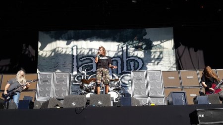 Lamb of God performs at FortaRock 2015 festival in the Netherlands. https://commons.wikimedia.org/wiki/File:Lamb_of_God_at_FortaRock_2015.jpg