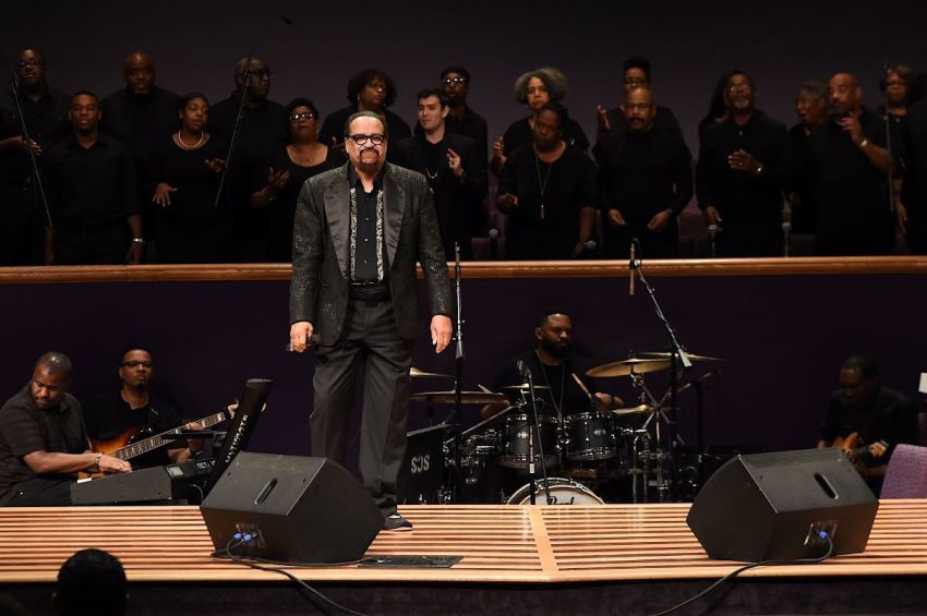 Minister Richard Smallwood performs during an "Evening with Richard Smallwood and Yolanda Adams" benefiting The National Museum of African American Music at Mt. Zion Baptist Church on Sept. 17, 2017. in Whites Creek, Tennessee. 