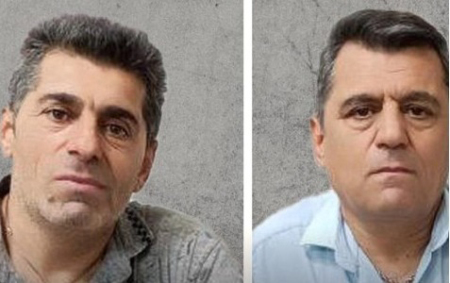 Christian converts Mansour Mardani-Kharaji (L) and Mahmoud Mardani-Kharaji began their prison terms on Dec. 24, 2025.