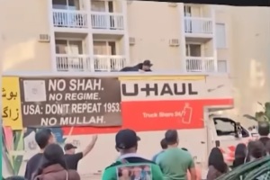 U-Haul driver detained after driving into Iranian protesters