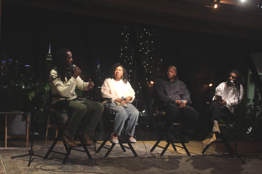Fellow theologians and writers Adam Thomason, Sharifa Stevens, along with spoken word artist and poet, Jason Petty, better known by his stage name Propaganda, discuss Christian hip-hop artist Lecrae's (2nd R) new book